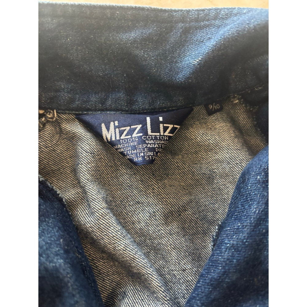 Vintage 80s denim/jean jumpsuit size 8-10 - Picture 7 of 8